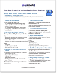 Best Practice Guide for Leaving a Google Review